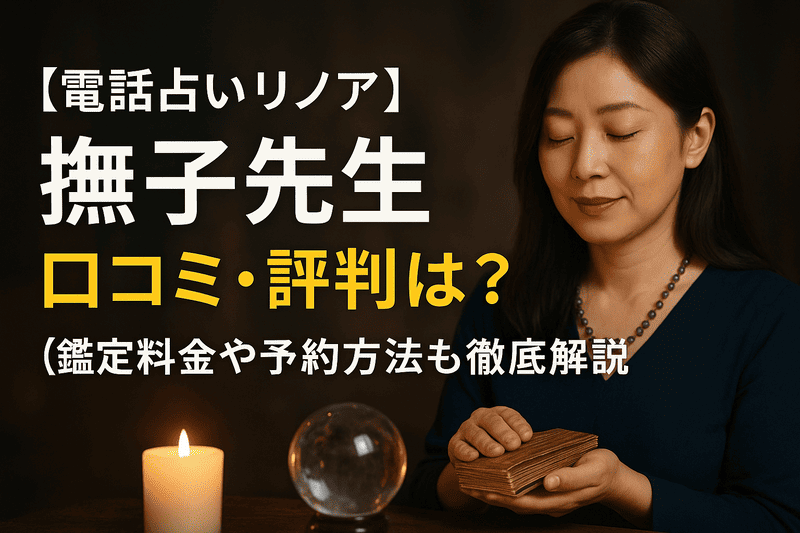 【電話占いリノア】撫子先生の口コミ・評判は？鑑定料金や予約方法も徹底解説